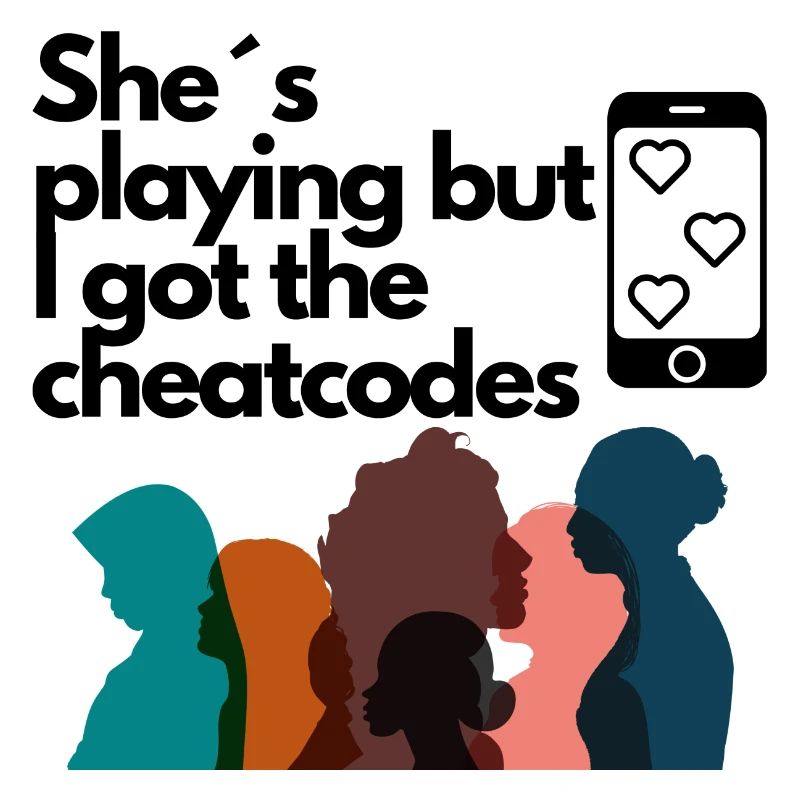 she ́s plaaying but i got the cheatcodes fun shirt