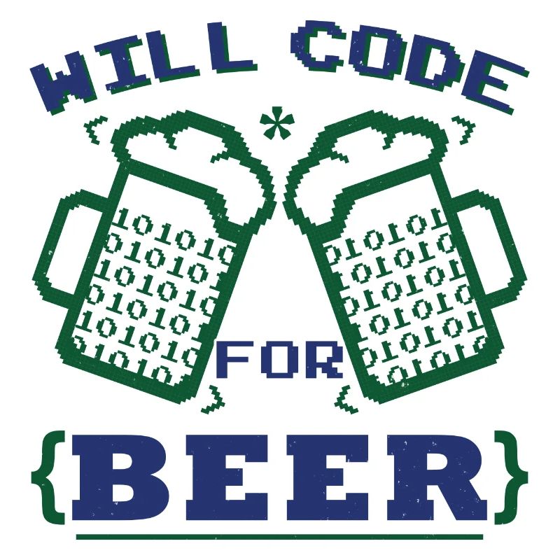 Funny Beer Coding Coder