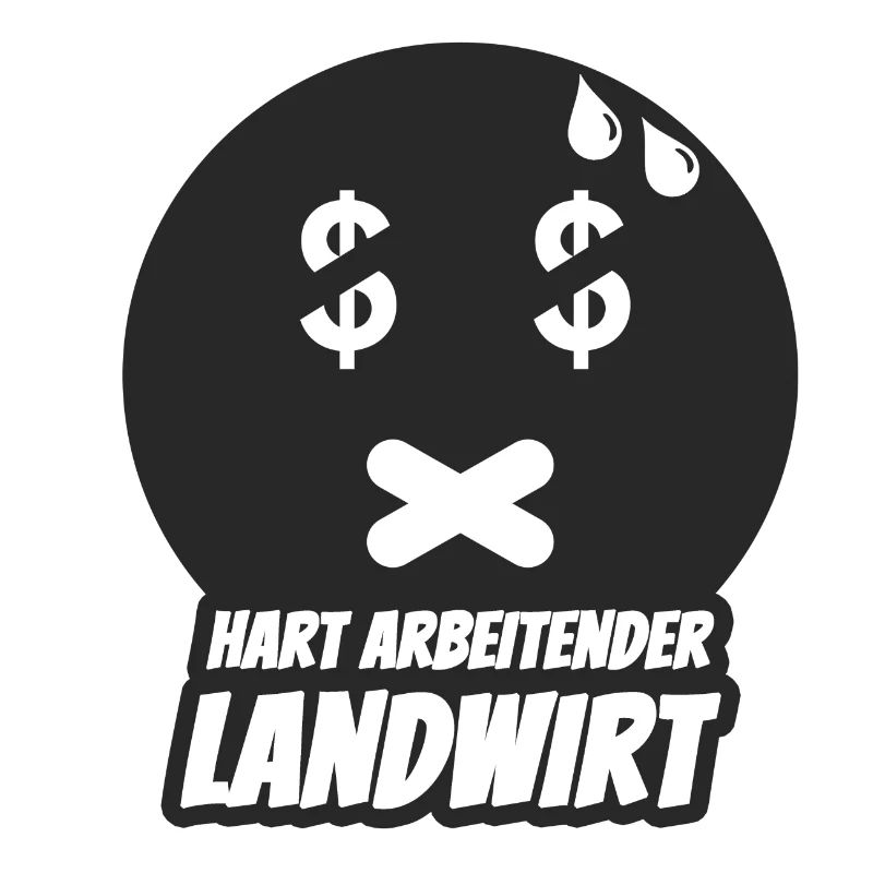 Hart arbeitender Landwirt
