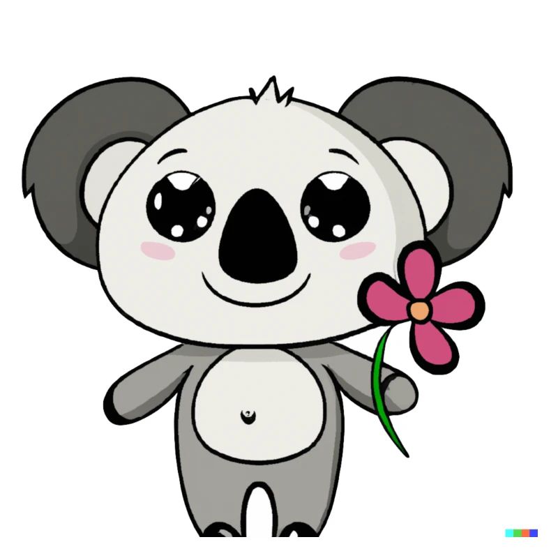 Panda de dessin animé mignon