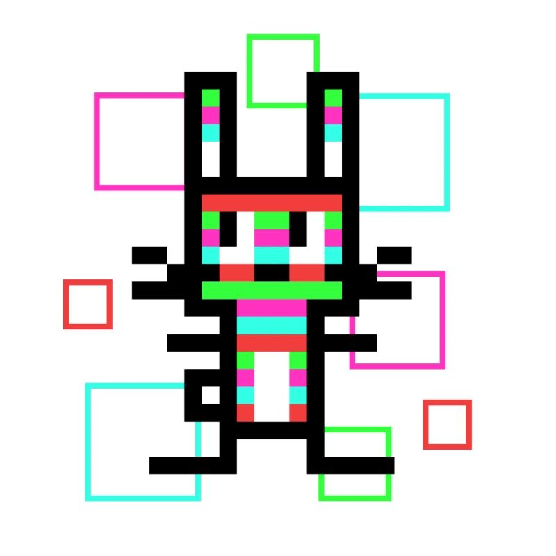Regenbogen-Hase