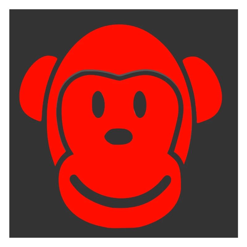 Glücklicher Affe Happy Monkey