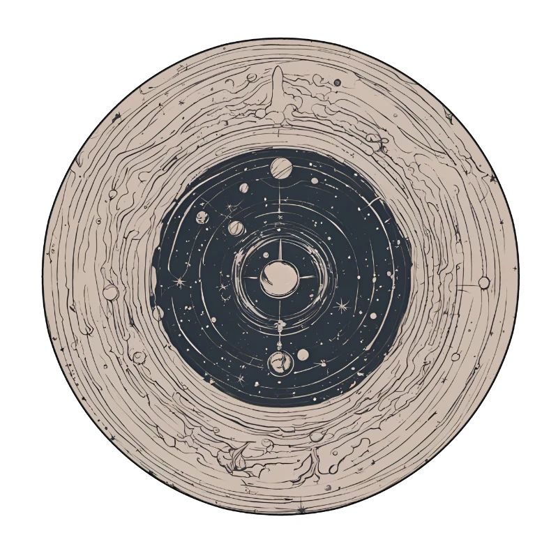 Abstrait Système solaire / Planètes / Univers