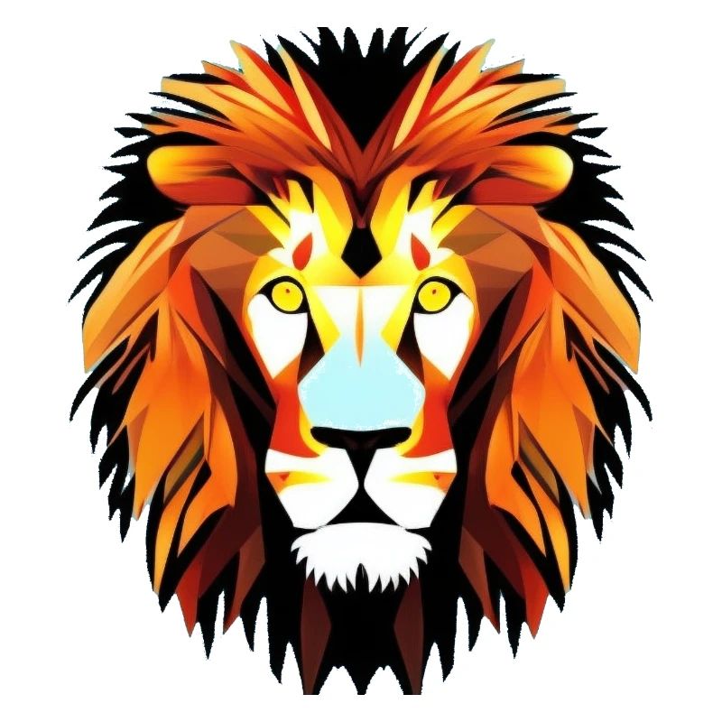 Abstract Lion