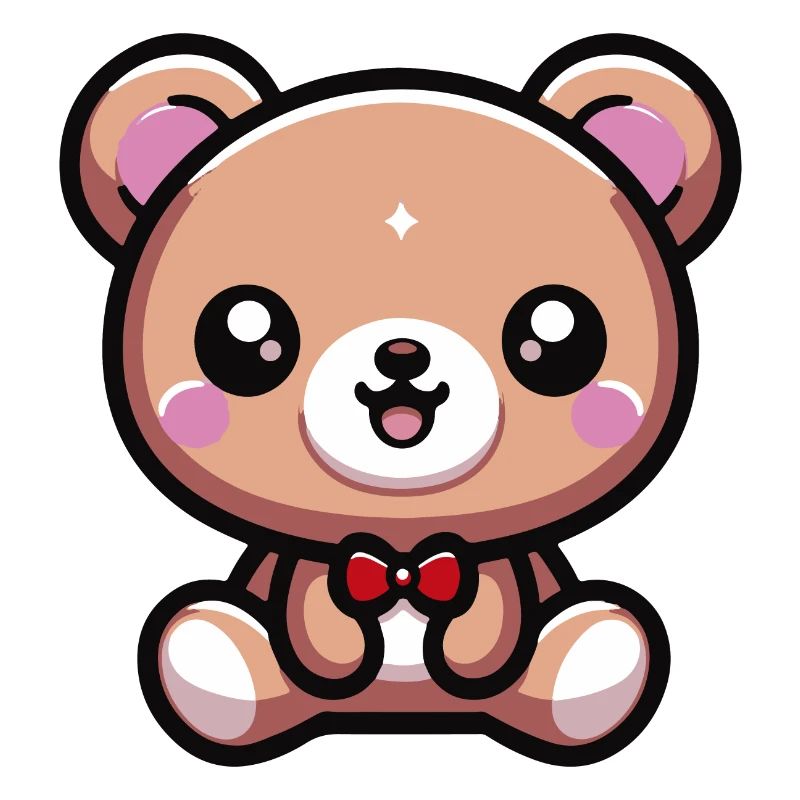 Cute Kawaii Teddy Bear 2