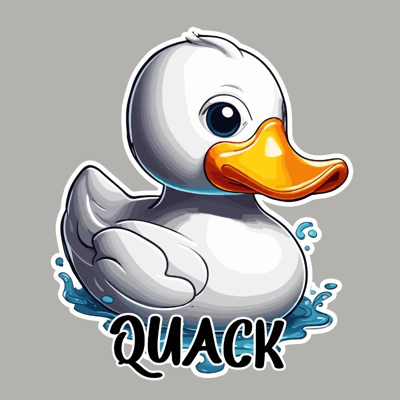 Canard en caoutchouc / Canard en caoutchouc / Eau / Baignoire
