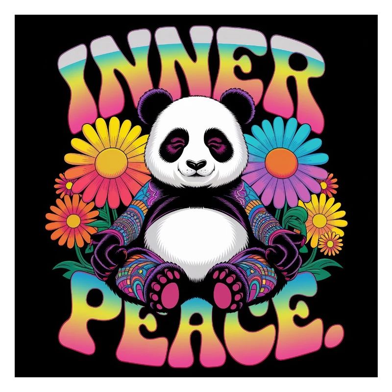 Inner Peace Meditating Panda