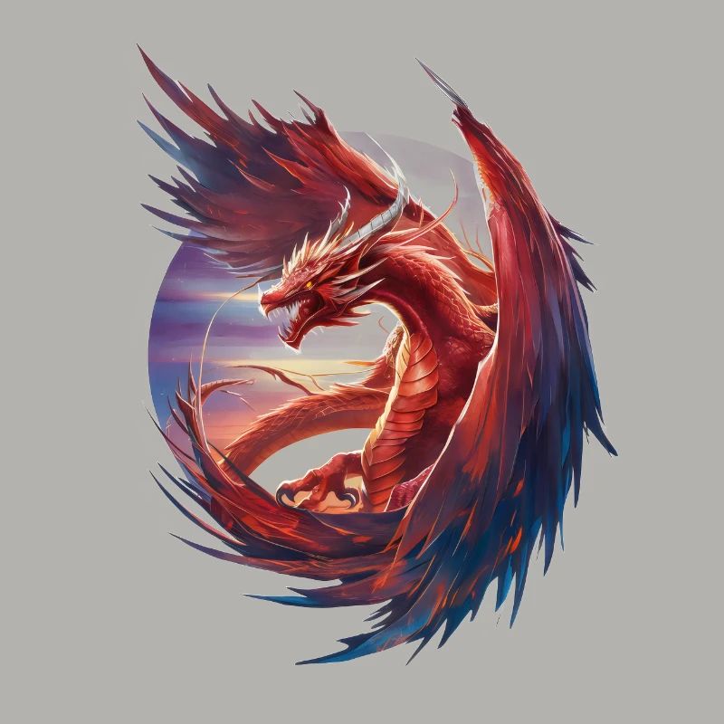 Cool Red Dragon
