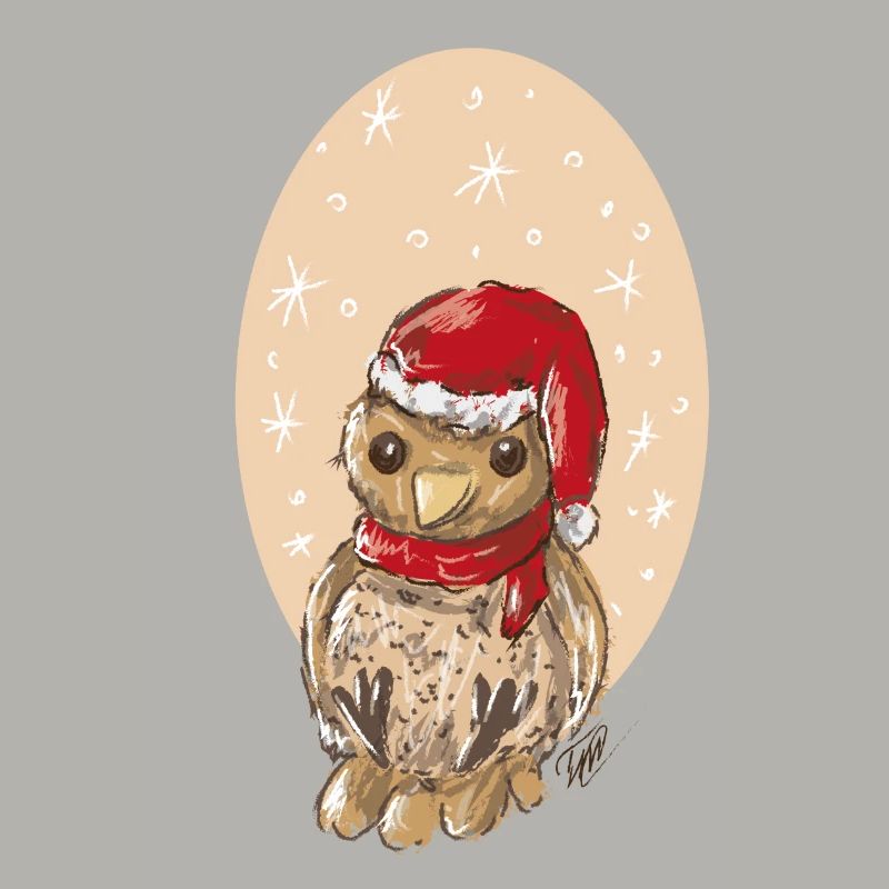 Weihnachtsvogel Spatz