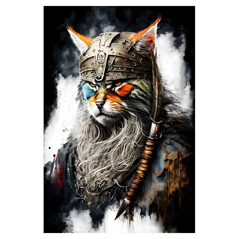 Wikingerkatze in Uniform