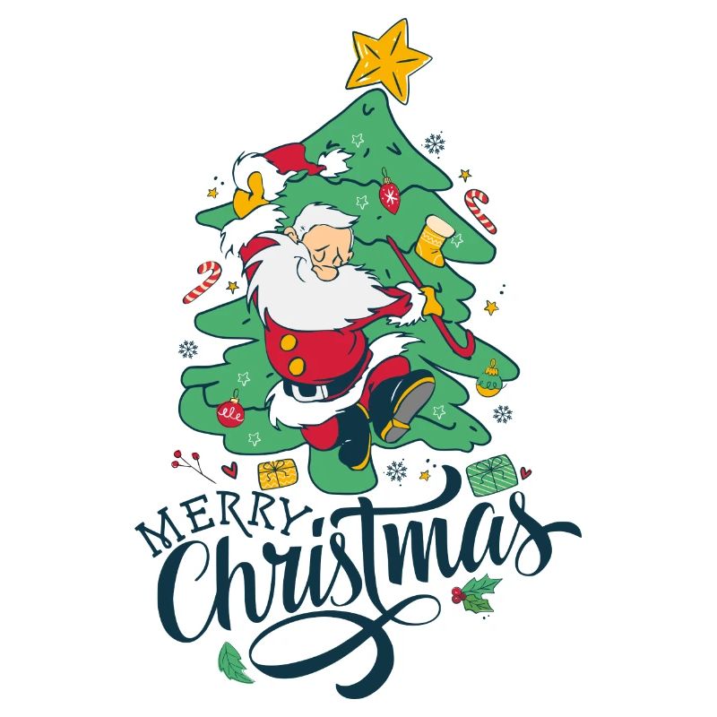 Fröhlicher Weihnachtsmann