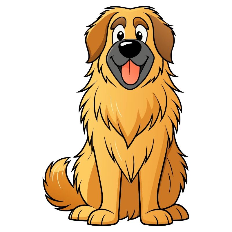 Gentle Leonberg : Impression d’Art numérique
