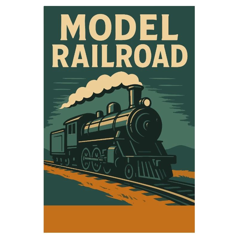 Model Train Illustration