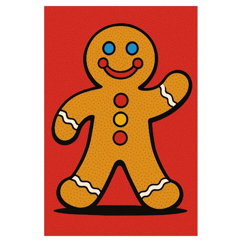 Glücklicher Lebkuchenmann