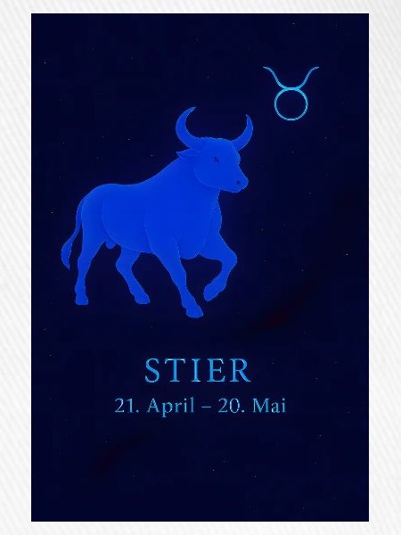 Sternzeichen Stier Design