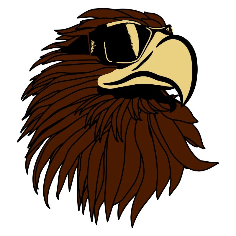 Aigle de cool lunettes de soleil tête Eagle