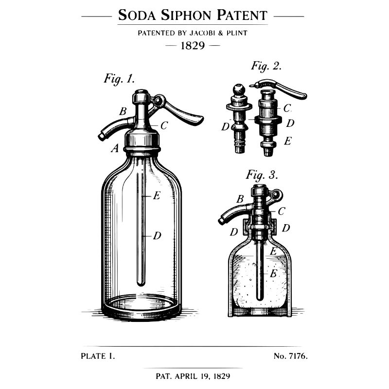 Design des Soda-Siphone-Bauplans