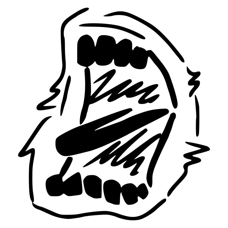 Crier la bouche