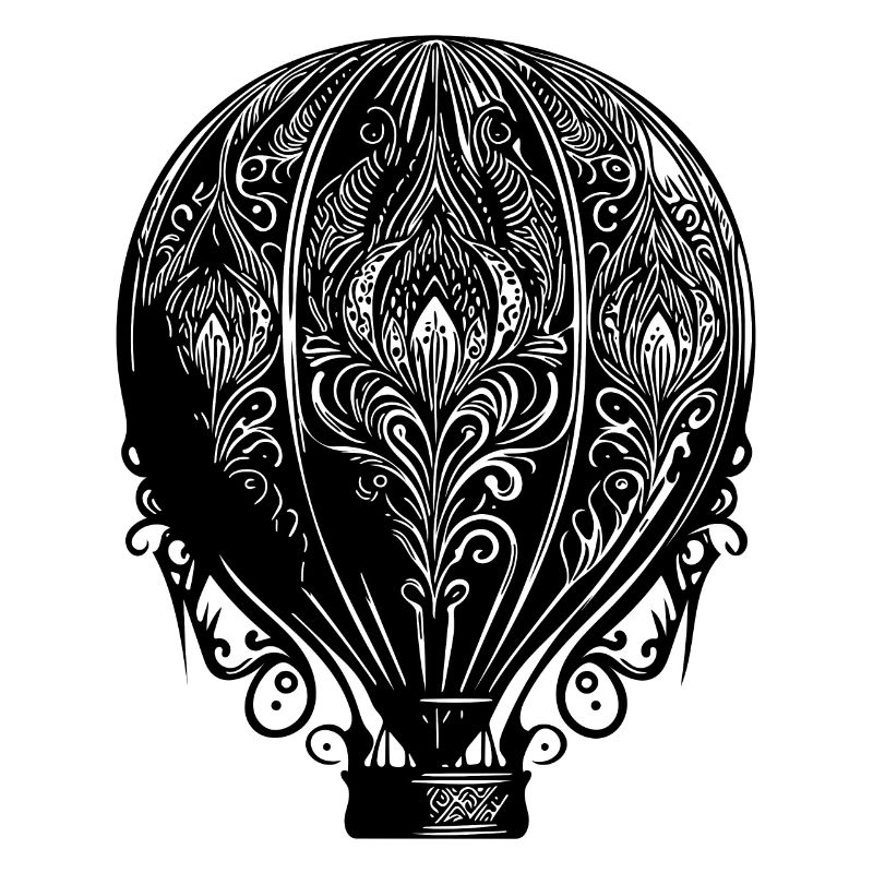 Vintage Heissluft Ballon Fan Design