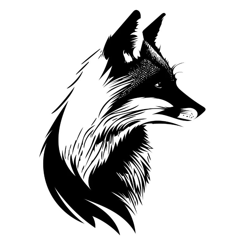 Pretty Forest Fox Nature Portrait