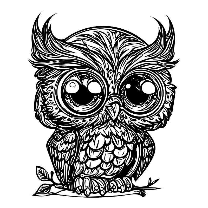 Little Cute Naughty Cuddle Zoo Owl