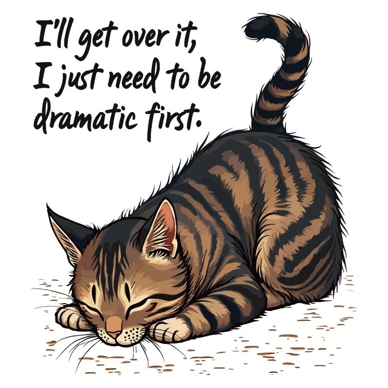 Dramatische Katze