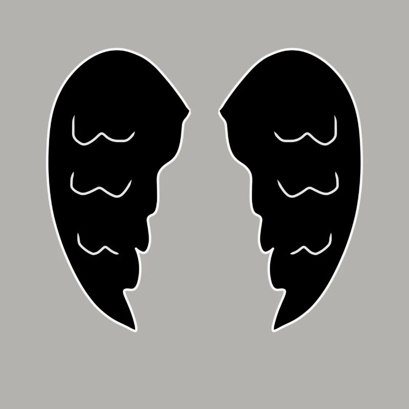 Two Wings Angel Symbol Devil