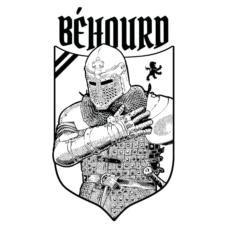 Combattant de béhourd - honneur - Médieval