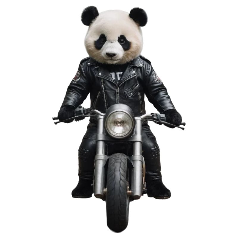 Biker Panda