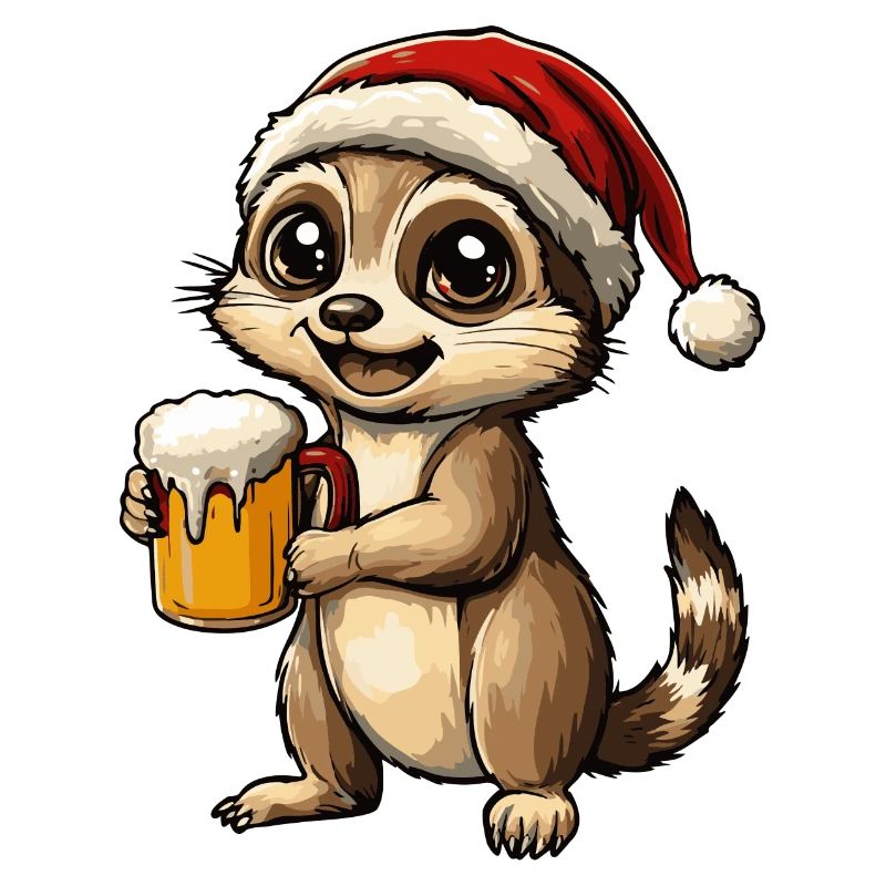 Erdmännchen Bier Xmas Weihnachten