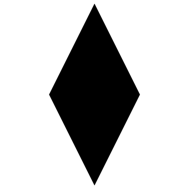 schwarze Raute