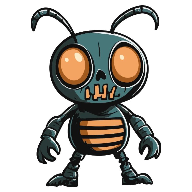 Ant Halloween Comic Funny