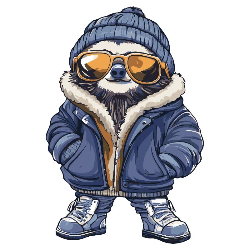 Faultier Cool Comic