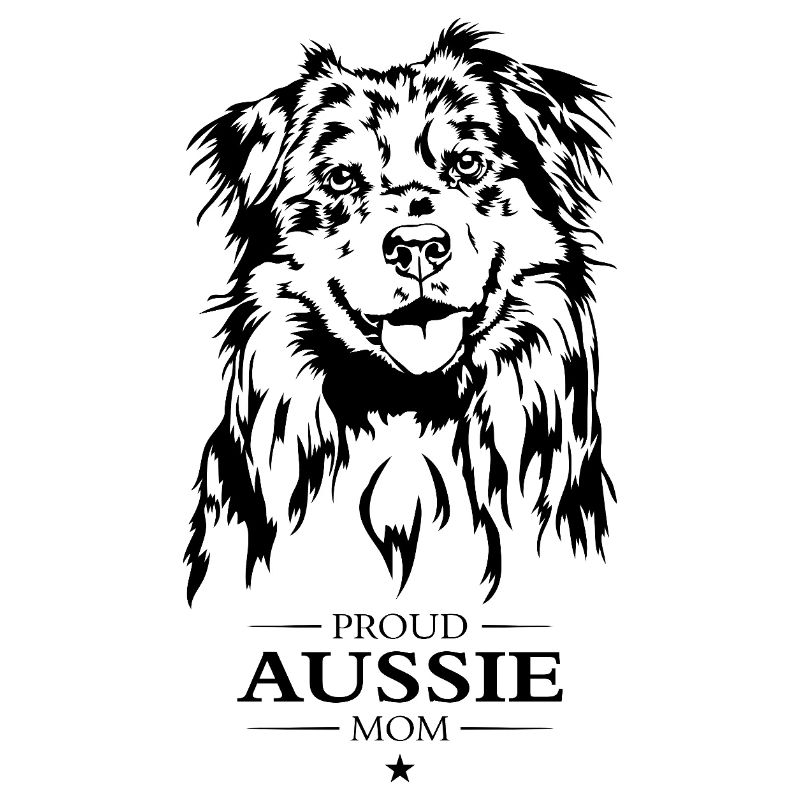 Aussie Mom Hunde Australian Shepherd Hund Wilsigns