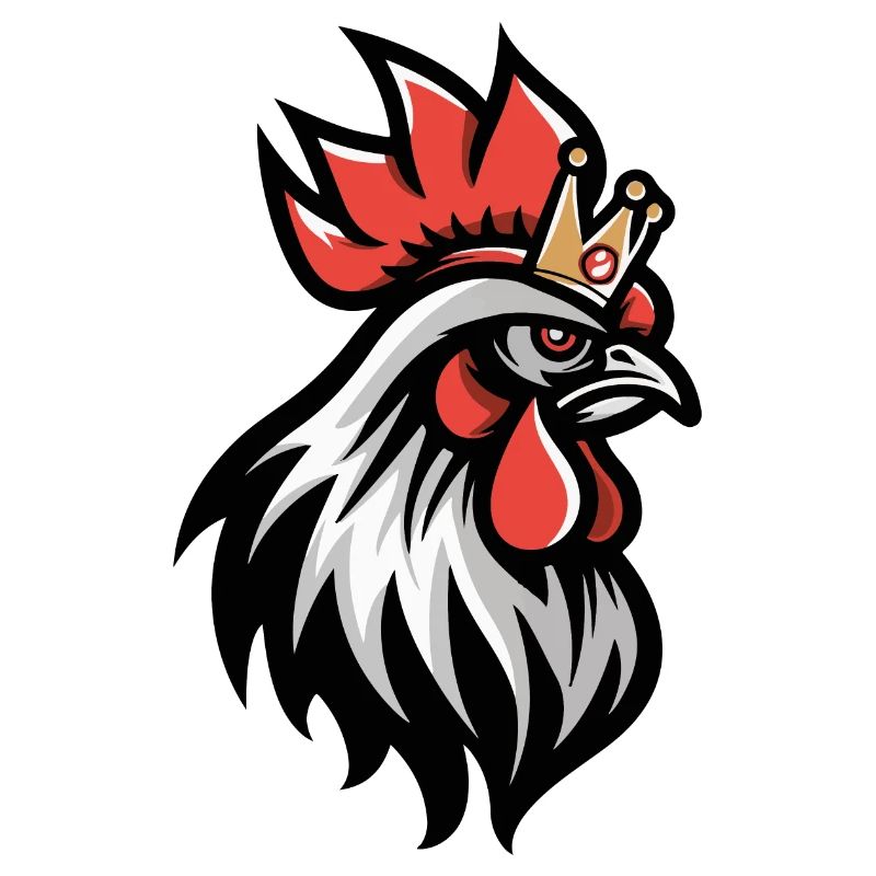 Rooster Head Crown