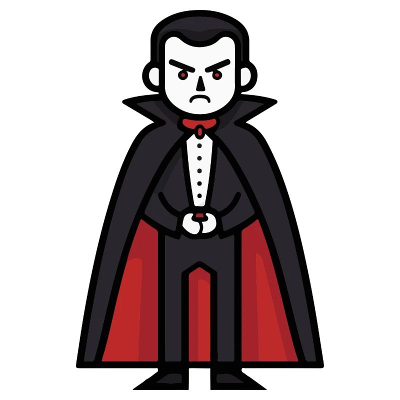 Vampir Halloween Comic