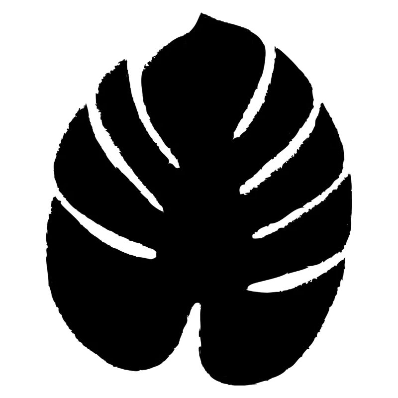 Exotic leaf black
