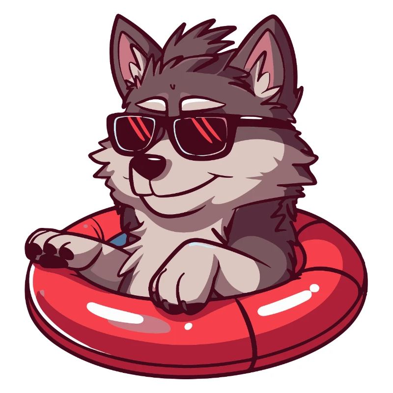 Wolf Comic Cool