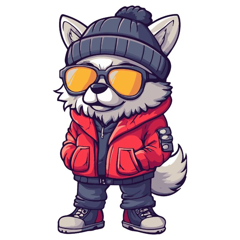 Wolf Cool Comic