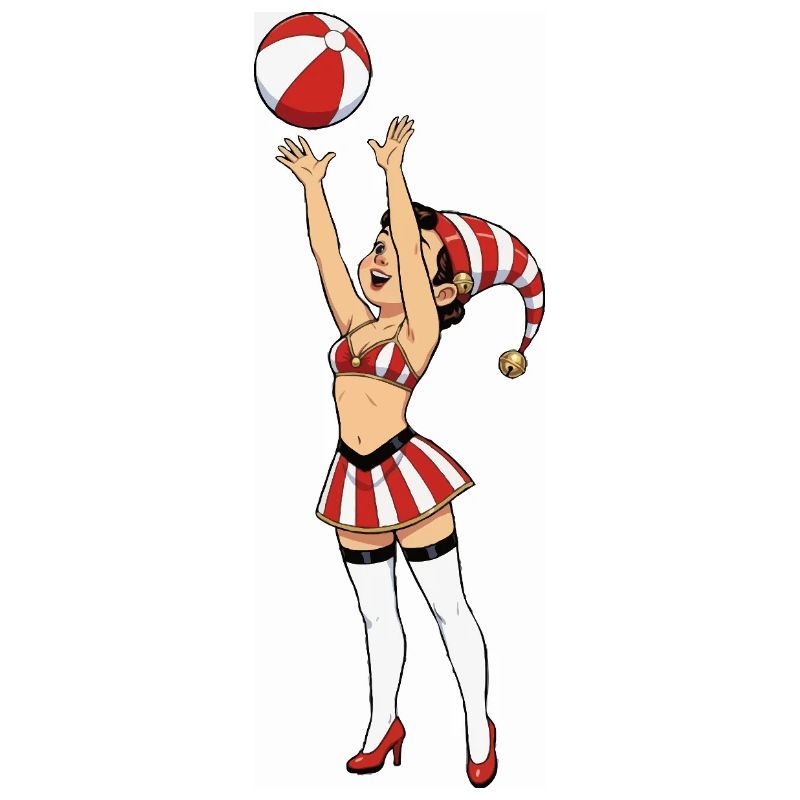 Leprechaun-Mädchen mit Ball