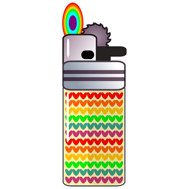 RAINBOW - LIGHTER SMOKING