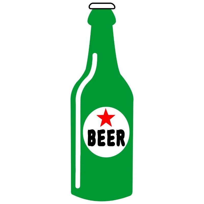 Grüne Flasche Bier