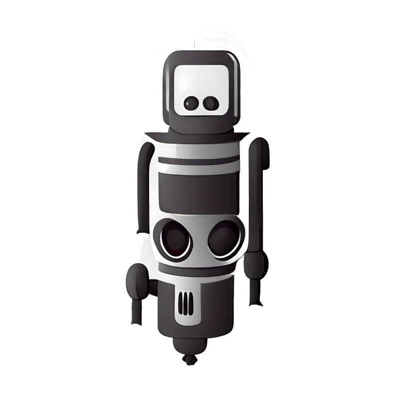 Roboter schwebend