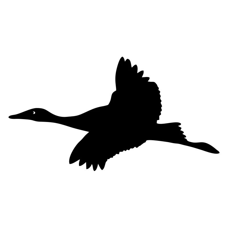 Silhouette Kranich