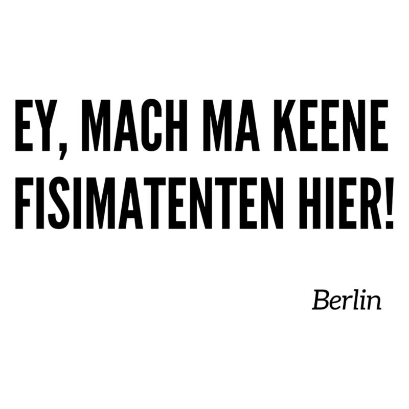 Berliner Schnauze