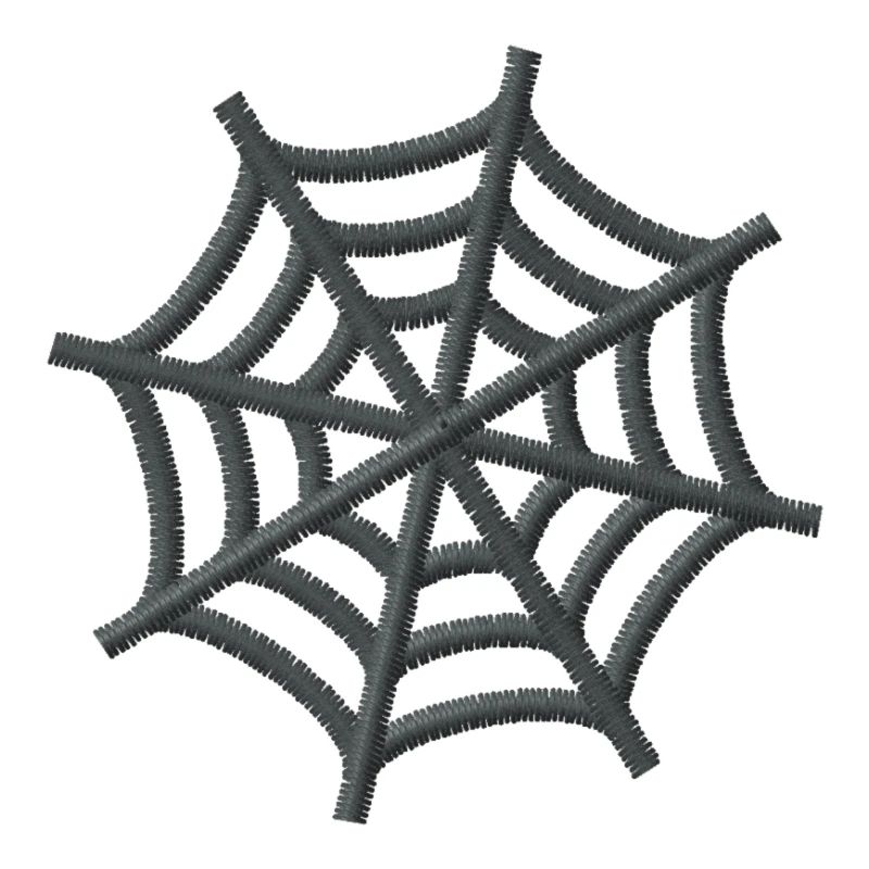 Toile d’araignée brodée