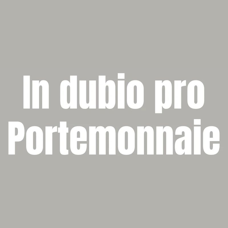 In dubio per wallet