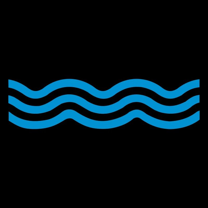 Blaue Wellen
