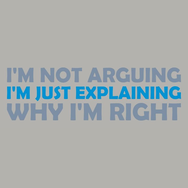 I m not arguing