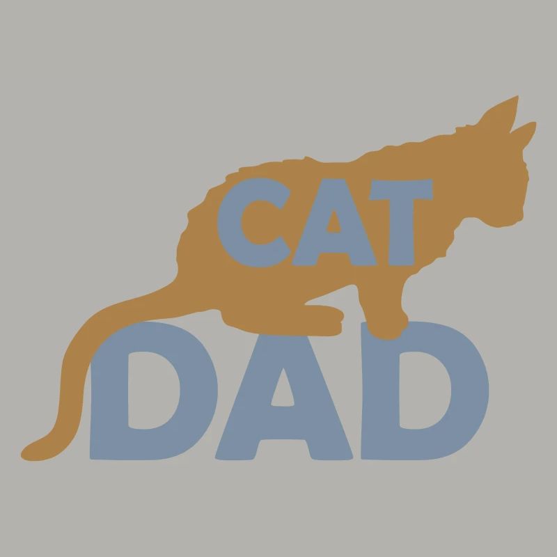Conception du logo Cat Dad
